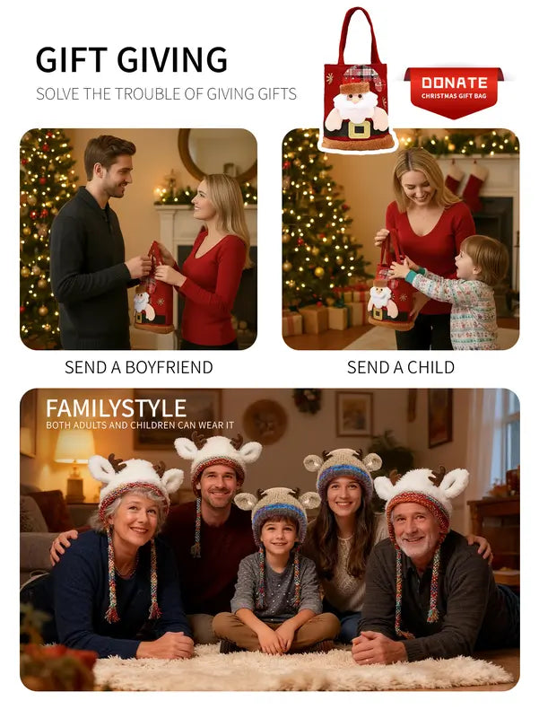 Christmas Antler Hat