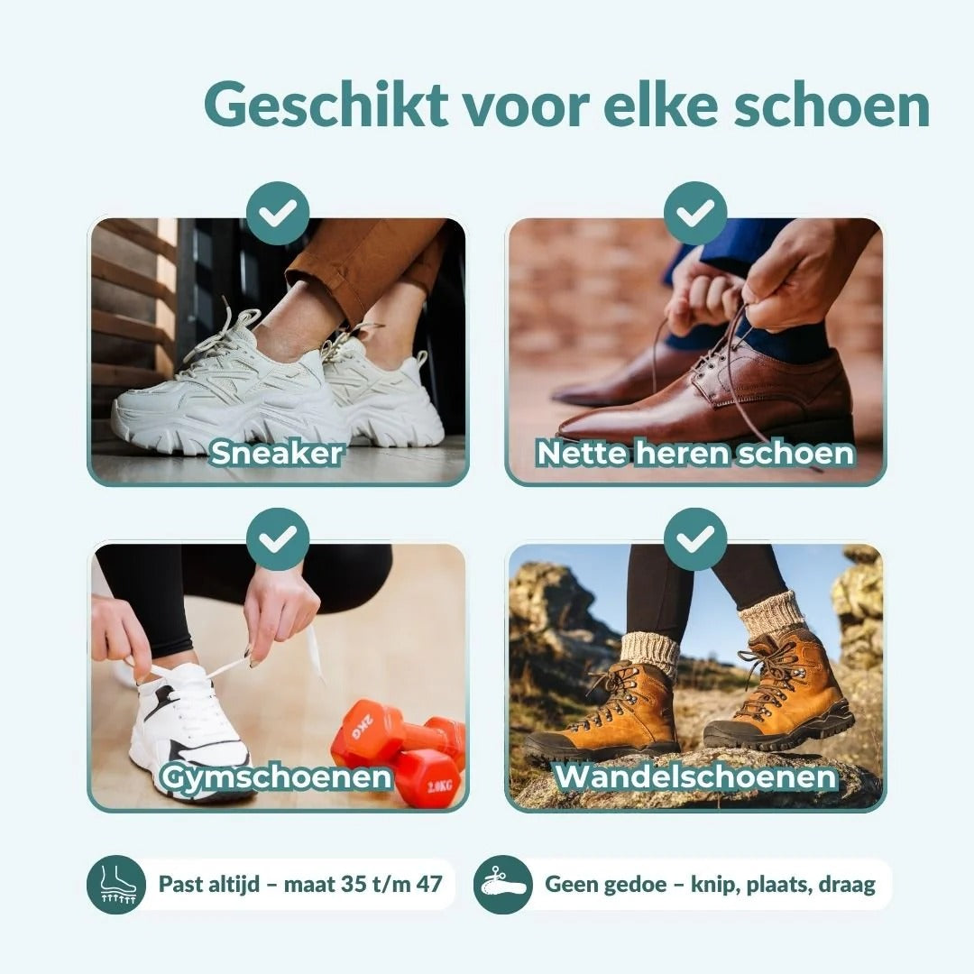 Lasple™ Magnetische Inlegzolen