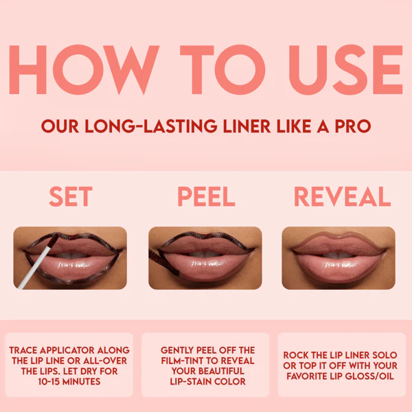 Peel-Off Lipliner Vlek – Lipliner voor de hele dag en nacht