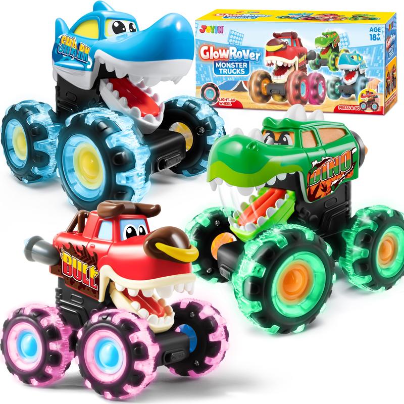 GlowRacer™ - 3 Pack Monster Truck Toy