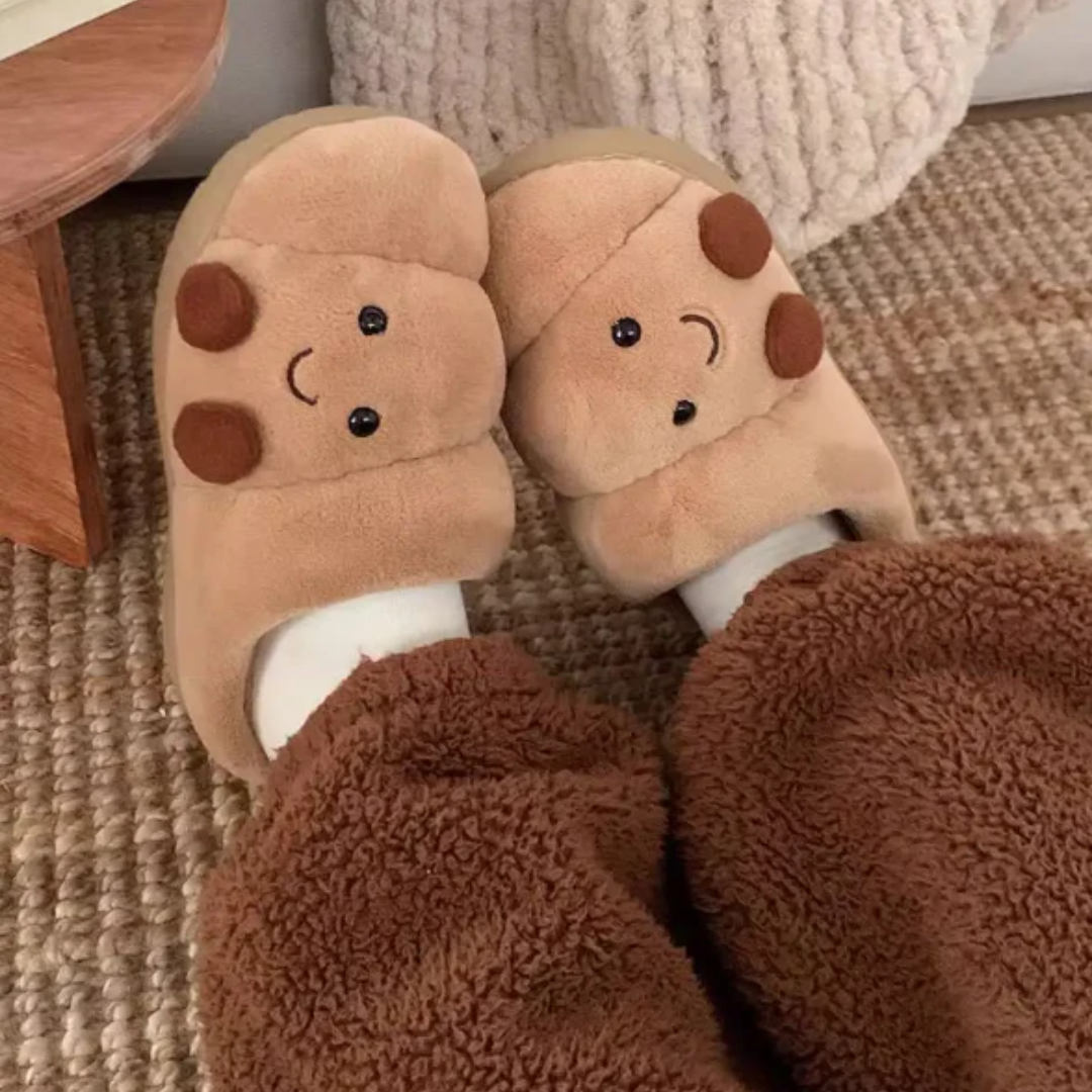 Croissant Fall Slippers