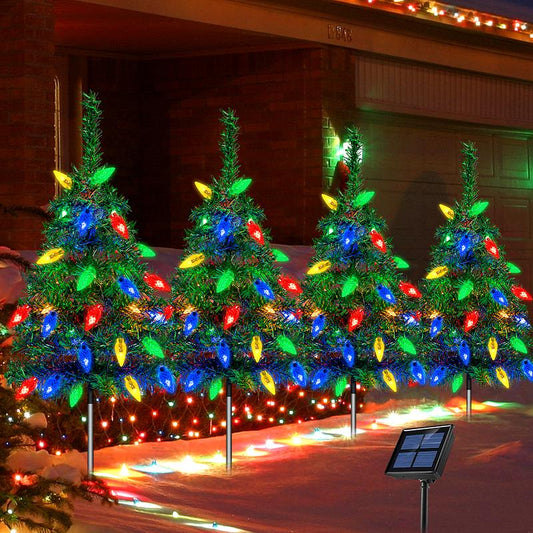 Solar Outdoor Christmas Tree