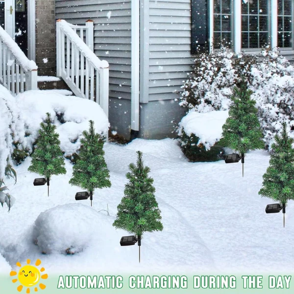 Solar Outdoor Christmas Tree