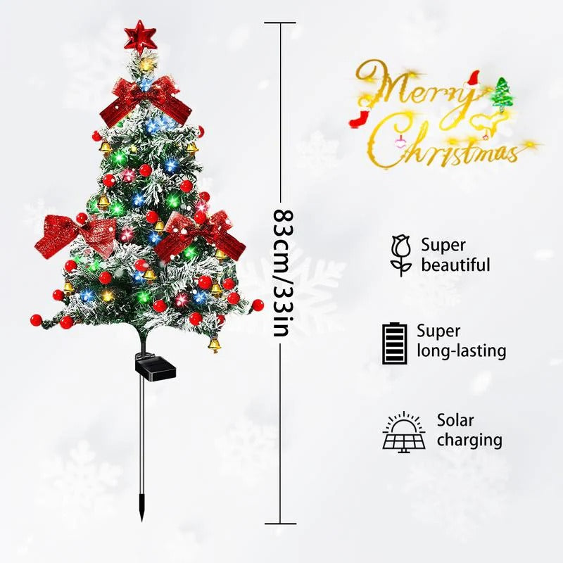Solar Outdoor Christmas Tree