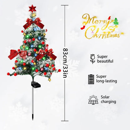 Solar Outdoor Christmas Tree
