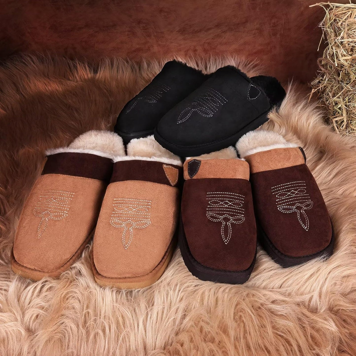 Cozy Cowboy Slippers