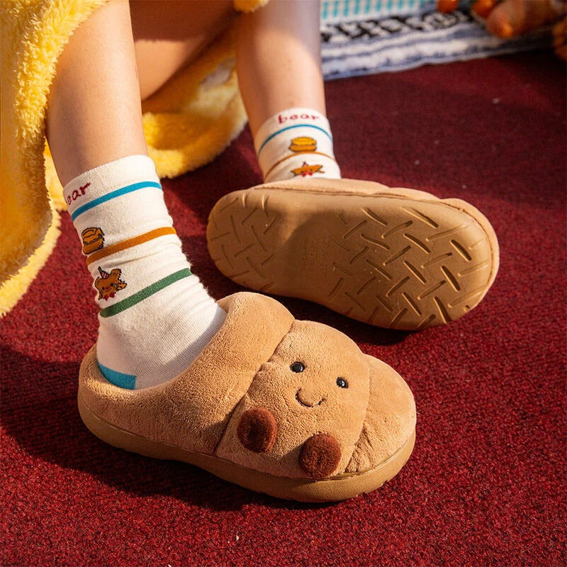 Croissant Fall Slippers