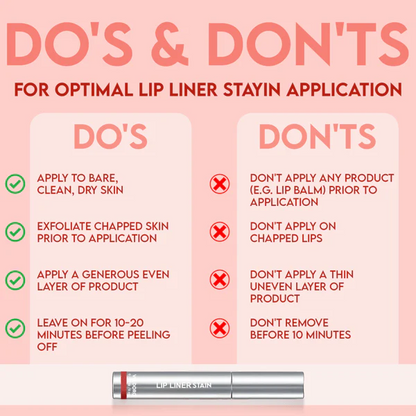 Peel-Off Lipliner Vlek – Lipliner voor de hele dag en nacht