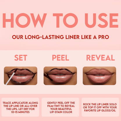 Peel-Off Lipliner Vlek – Lipliner voor de hele dag en nacht