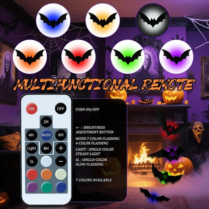 LED HALLOWEEN BATS