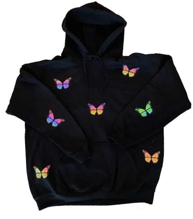 Glow-in-dark Butterfly Hoodie