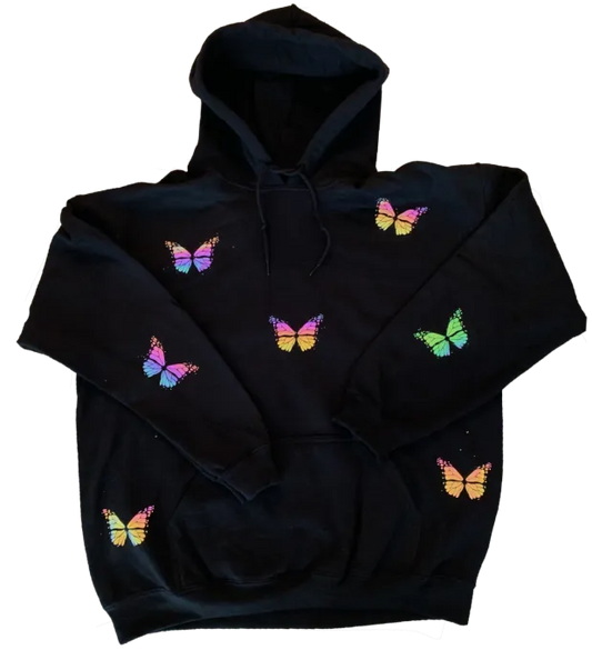 Glow-in-dark Butterfly Hoodie